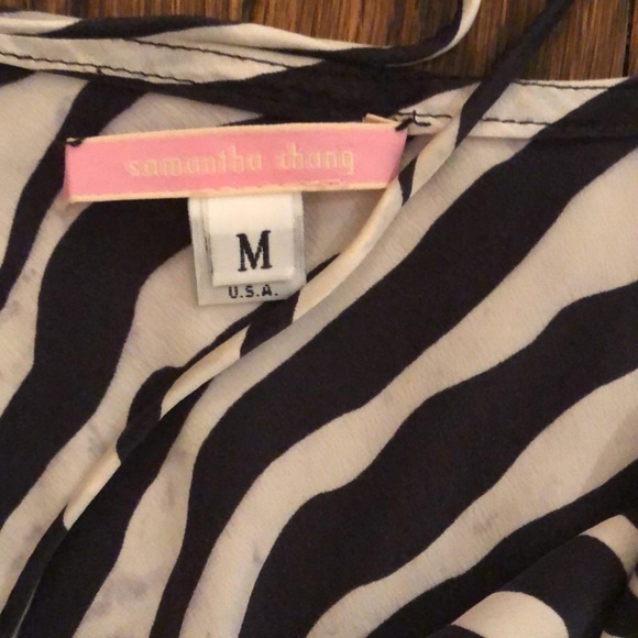 Samantha Chang Zebra Camisole M - Picture 2 of 2